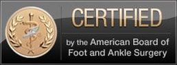 rochester ny podiatry certified by the american board of foot & ankle surgery